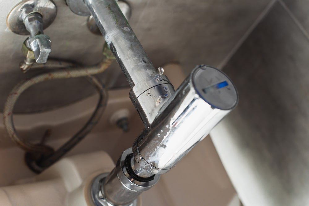 water leak causing mold