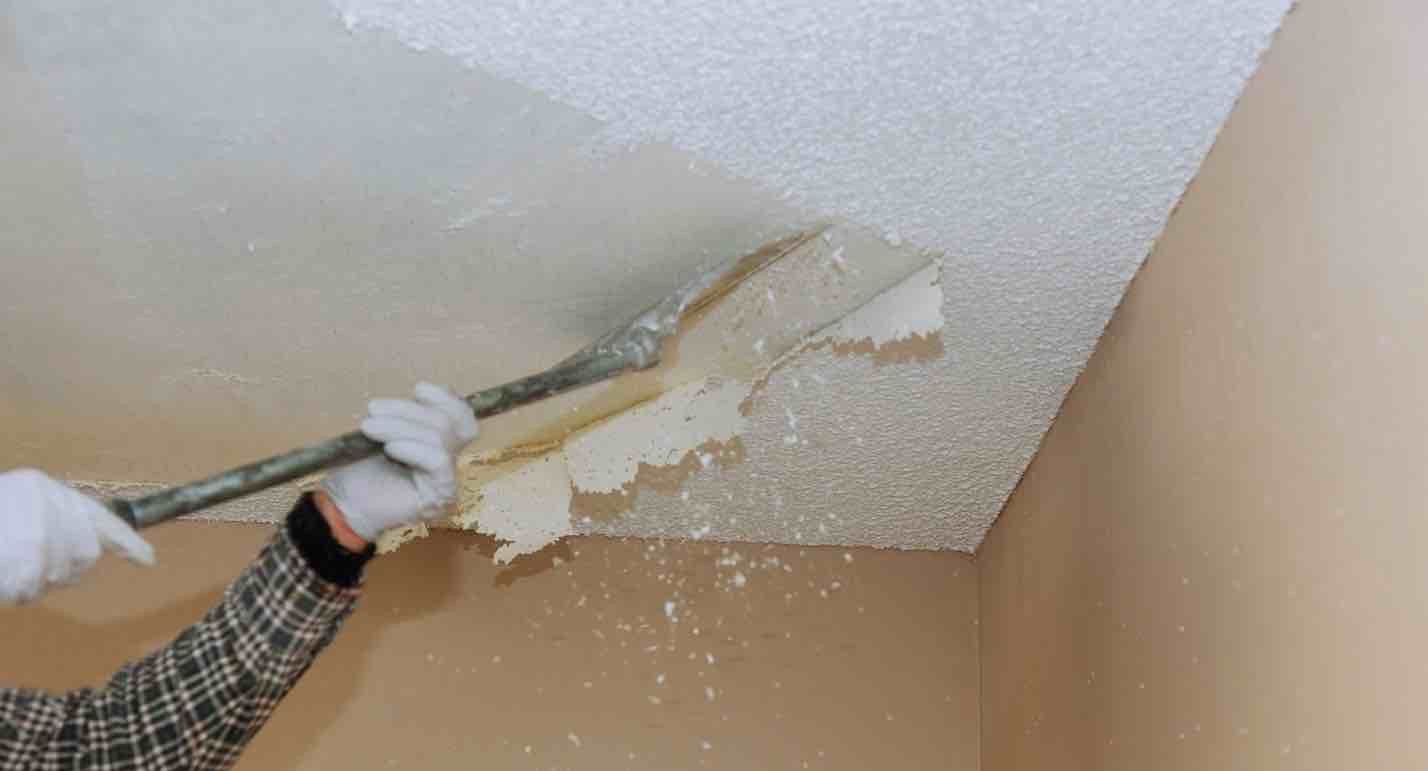 popcorn ceiling